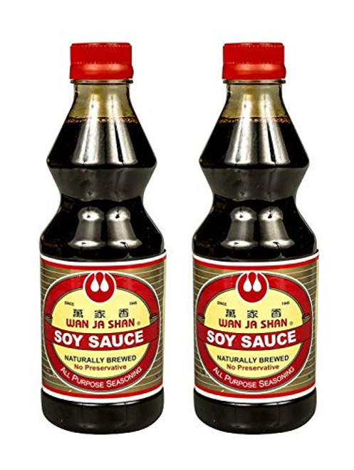 Wan Ja Shan Naturally Brewed Soy Sauce  2 Pack  Total of 33.8fl.oz Wan Ja Shan Naturally Brewed Soy Sauce  2 Pack  Total of 33.8fl.oz