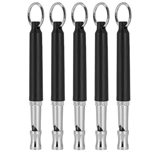 Naroote ?????? ??? ???? ????? Stainless Steel Dog Whistle Stainless Steel Plastic Whistle for Dog Cat Pet Training Whistle  Dog Whistle  Plastic Dog Training Whistle for Pet Dog