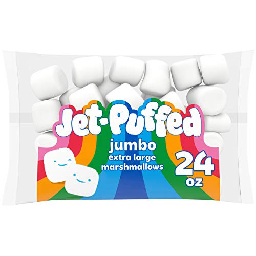 Jet-Puffed Jumbo Mallows Marshmallows Extra Large  24 oz Bags  Pack of 8