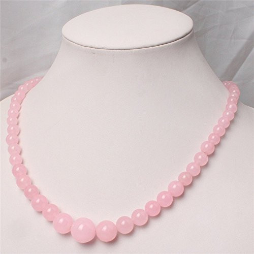 6--14mm Graduated Gemstone Pink Jade Beads Strand 15 Inches Jewelry Making Beads 6--14mm Graduated Gemstone Pink Jade Beads Strand 15 Inches Jewelry Making Beads