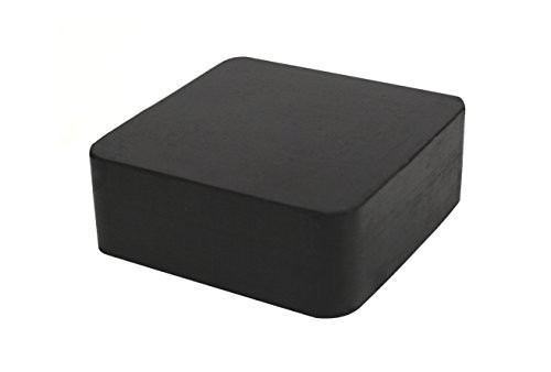2-1 2 inch x 2-1 2 inch x 1 inch Jeweler s Rubber Bench Dapping Stamping Block Work Surface
