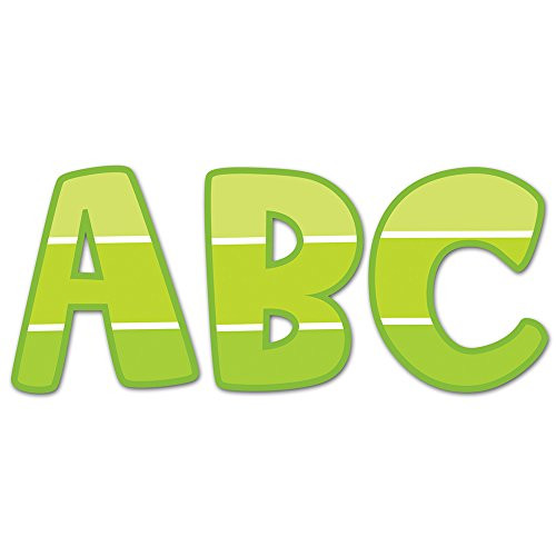 Creative Teaching Press Lime Green 2" UC Letter Stickers (2085)