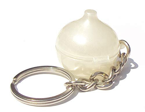 Tupperware Pearl White Onion Keeper Keychain