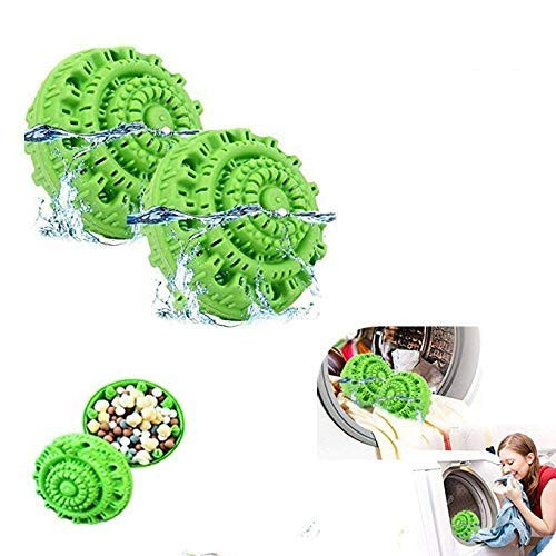 2 Pack Wash Laundry Ball Reusable Eco-Friendly Washer Machine Laundry Balls 2 Pack Wash Laundry Ball Reusable Eco-Friendly Washer Machine Laundry Balls