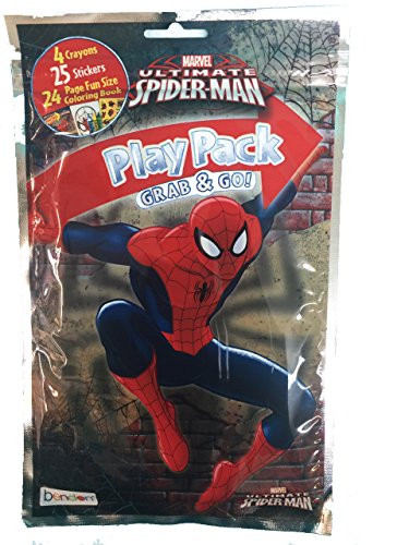 Ultimate Spiderman Grab and Go Play Pack Party Favors - With Great Power