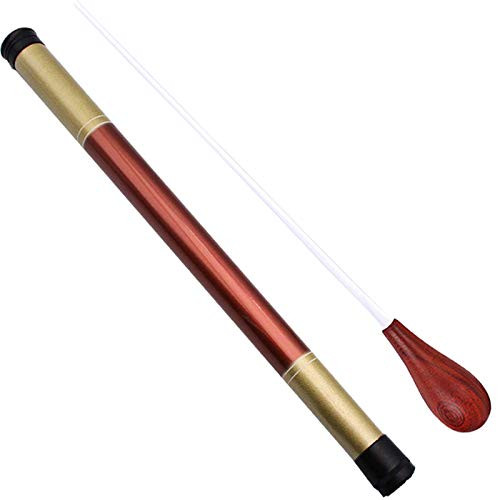 Music Band Conducting Baton Orchestra Baton Rosewood Handle Baton with Tube case Rosewood Handle