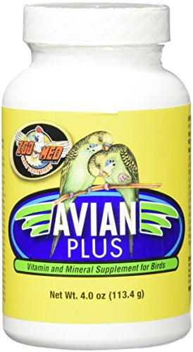 Zoo Med Laboratories Bzma374 Avian Plus Bird Vitamins  4 oz