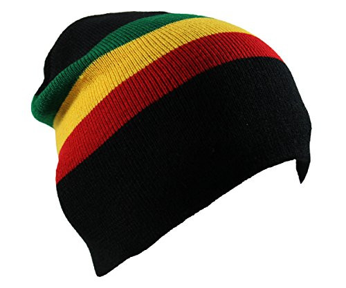 RW Rasta Beanie  Black Rasta