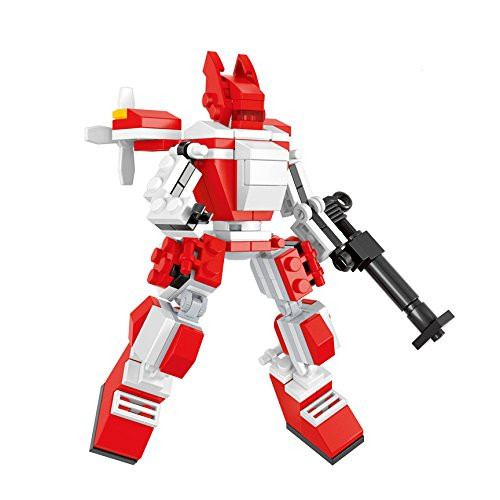 Sluban Building and Construction Blocks M38-B0381 Red Spear-Freis Building Block Construction Set  111 Piece