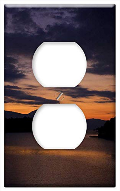Switch Plate Outlet Cover - Sunset Sea Nature Summer Travel Sky Vacation