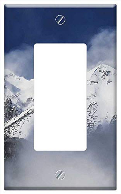 Switch Plate Single Rocker GFCI - Nature Landscape Mountain Fog Travel Adventure Switch Plate Single Rocker GFCI - Nature Landscape Mountain Fog Travel Adventure
