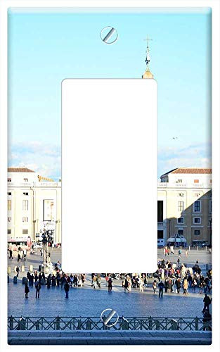 Switch Plate Single Rocker GFCI - Vatican Rome Vatican City Italian Travel Landmark