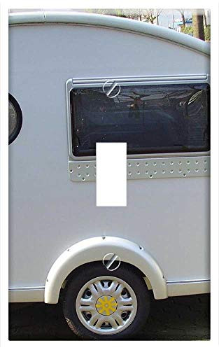 Switch Plate Single Toggle - Caravan Vehicles Trailer Travel Transportation