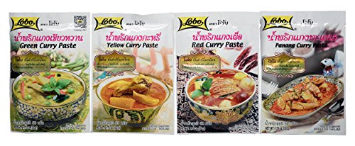 Curry Paste Sampler 4-Pack Penang Curry Paste Red Curry Paste Yellow Curry Paste Green Curry Paste. All The Most Popular Thai Curry Pastes for You to Savour. Curry Paste Sampler 4-Pack Penang Curry Paste Red Curry Paste Yellow Curry Paste Green Curry Paste. All The Most Popular Thai Curry Pastes for You to Savour.