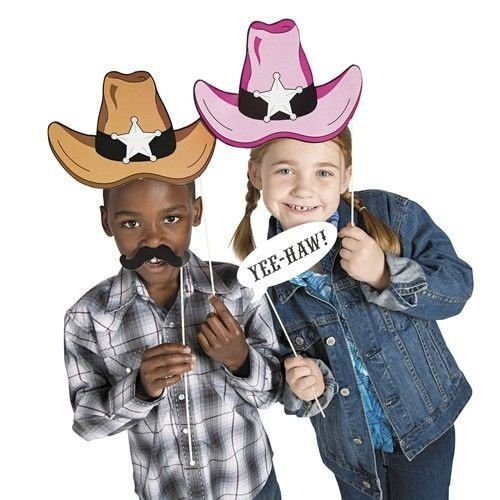 Cardboard Western Accessories Costume Stick Props (2-Pack of 12)