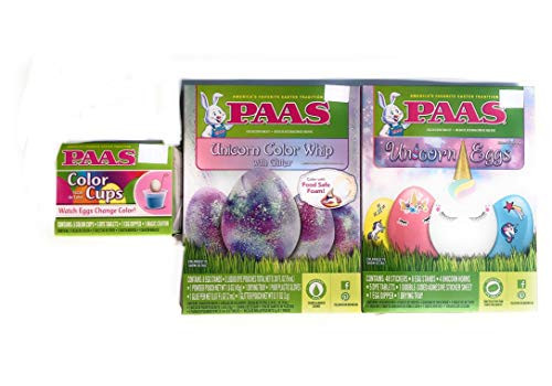 PAAS Ultimate Unicorn Easter Egg Coloring and Decorating Kit Including Unicorn Color Whip Coloring Cups and Unicorn Eggs PAAS Ultimate Unicorn Easter Egg Coloring and Decorating Kit Including Unicorn Color Whip Coloring Cups and Unicorn Eggs