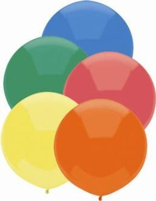 Tuftex 36 Inch Giant Round Latex Balloons Assorted Colors Premium Helium Quality Pkg 5 Tuftex 36 Inch Giant Round Latex Balloons Assorted Colors Premium Helium Quality Pkg 5