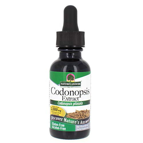 Nature s Answer Codonopsis Root Organic Alcohol Free 1 Fluid Ounce Immune Support Natural Energy Booster Nature s Answer Codonopsis Root Organic Alcohol Free 1 Fluid Ounce Immune Support Natural Energy Booster