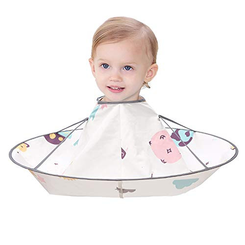 Aethland Children Barber Cape for Kid  Haircut Waterproof Foldable Umbrella Hair Catch Barber Cape Haircut Cape?Kids Hair Styling Cutting Cape Apron  Bear Aethland Children Barber Cape for Kid  Haircut Waterproof Foldable Umbrella Hair Catch Barber Cape Haircut Cape?Kids Hair Styling Cutting Cape Apron  Bear