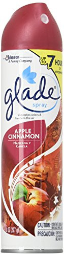 Glade Room Spray Odor Eliminator and Air Freshener 8 oz  227 g  Apple Cinnamon