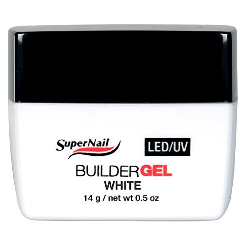 Supernail White LED UV Builder Gel  0.5 Fluid Ounce