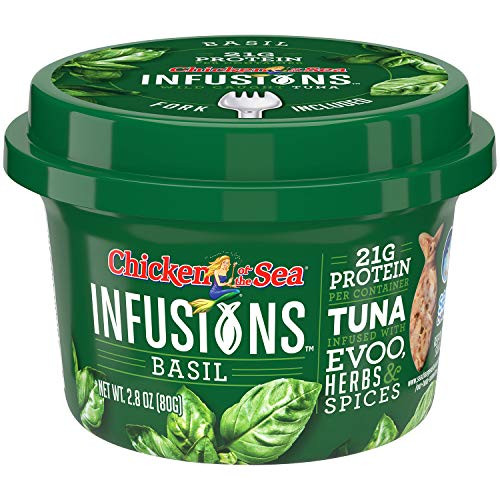 Chicken of the Sea Infusions Tuna Basil 2.8 Oz Cups Pack of 6 Chicken of the Sea Infusions Tuna Basil 2.8 Oz Cups Pack of 6