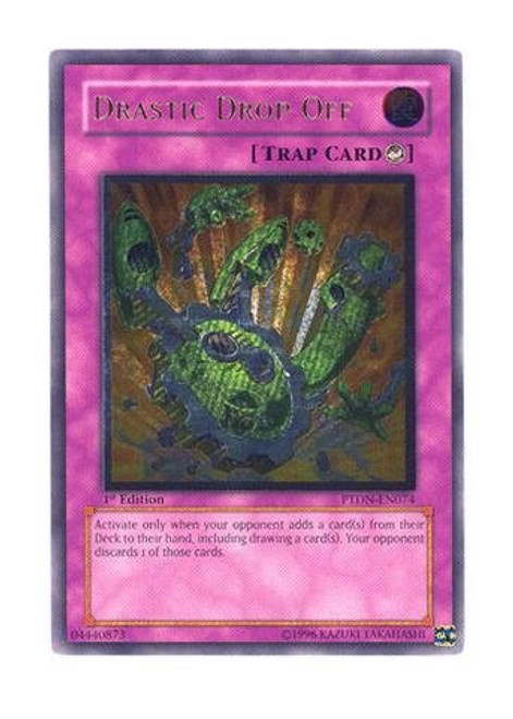 Yu-Gi-Oh! - Drastic Drop Off  PTDN-EN074  - Phantom Darkness - 1st Edition - Ultimate Rare