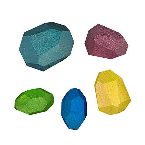 Yowein Wooden Stone for kids Building Block Creative toy Stacking Game Rainbow Toy Yowein Wooden Stone for kids Building Block Creative toy Stacking Game Rainbow Toy