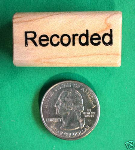 Teachers  Rubber Stamp  Recorded  Wood Mounted - Rubber Stamp Wood Carving Blocks