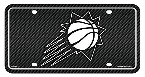 Rico Industries Inc. Phoenix Suns Metal Tag License Plate Carbon Fiber Design Premium Aluminum Novelty Basketball Rico Industries Inc. Phoenix Suns Metal Tag License Plate Carbon Fiber Design Premium Aluminum Novelty Basketball