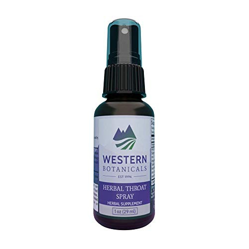 Western Botanicals Herbal Throat Spray  1 Fluid Ounce