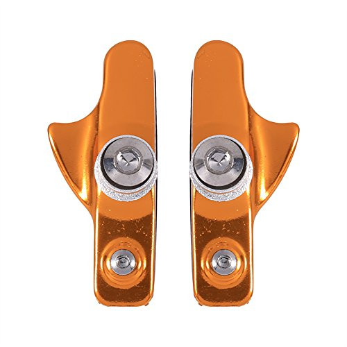 Thincol 2 Pcs V Brake Pads Bicycle Drawer Style V Brake Blocks Road Bike Brake Pads Road Brake Shoes Road Brake Shoes of Aluminium Alloy for Mountain Bike for Road Bike Gold Thincol 2 Pcs V Brake Pads Bicycle Drawer Style V Brake Blocks Road Bike Brake Pads Road Brake Shoes Road Brake Shoes of Aluminium Alloy for Mountain Bike for Road Bike Gold