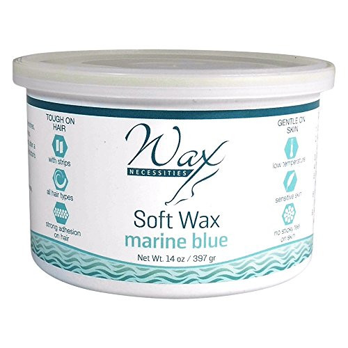 Wax Necessities Waxness Polymer Marine Blue Soft Wax Tin 14 Ounces