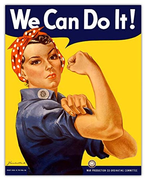 We Can Do It Inspirational Wall Art Unique 8x10 Unframed Motivational Wall Art For Home and Office Decor - Vintage Rosie The Riveter Poster Wall Decor Gift Idea We Can Do It Inspirational Wall Art Unique 8x10 Unframed Motivational Wall Art For Home and Office Decor - Vintage Rosie The Riveter Poster Wall Decor Gift Idea