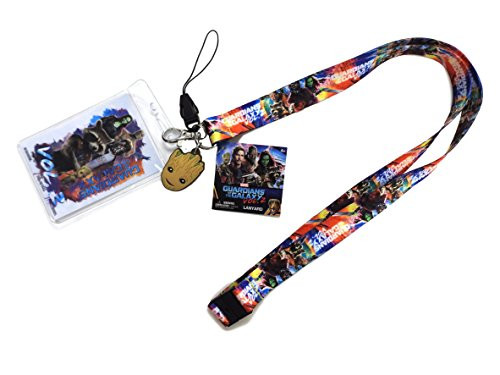 Marvel Guardians of The Galaxy Vol 2 Lanyard with Groot Soft Dangle
