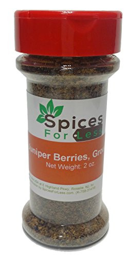SFL Juniper Berries  Ground - 2 ounce Shaker Jar - Kosher