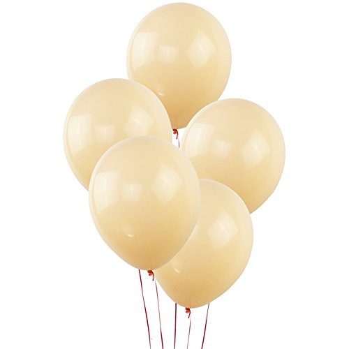 KUMEED Champagne Balloons Latex Balloons Globos Party Birthday Wedding Balloons Pack of 100