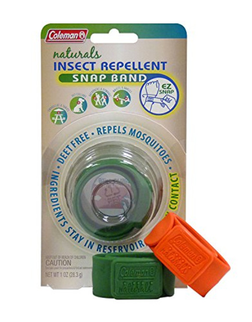 Coleman DEET Free Snap Band Insect Repellent Bracelet
