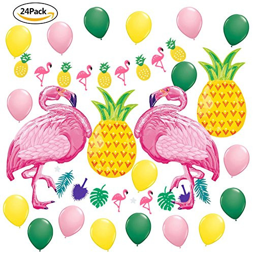 BALONAR Summer Party Decoration Kit Tropical Party Flamingo Pineapple Garland Banners Yellow Pink Dark Latex balloons Hawaiian Luau Beach Supplies Flamingos Pineapples Party Decor BALONAR Summer Party Decoration Kit Tropical Party Flamingo Pineapple Garland Banners Yellow Pink Dark Latex balloons Hawaiian Luau Beach Supplies Flamingos Pineapples Party Decor