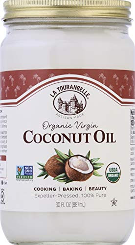 La Tourangelle  Organic Virgin Unrefined Coconut Oil  30 Ounce  Packaging May Vary