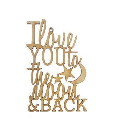 I Love You To The Moon and Back Ornament - I Love You To The Moon and Back Gift - I Love You to the Moon and Back Party Favors