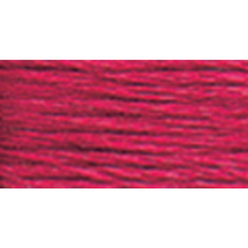 DMC 117-600 Six Stranded Cotton Embroidery Floss, Very Dark Cranberry, 8.7-Yard