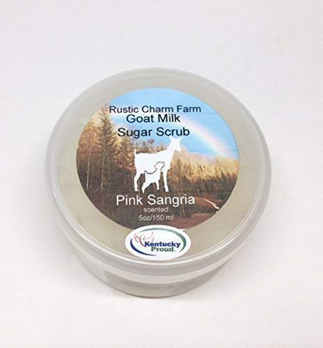 Rustic Charm Farm® Goats  Milk Sugar Scrub Pink Sangria