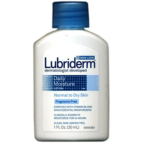 Lubriderm Daily Moisture Lotion  Fragrance Free 1 oz   Pack of 6
