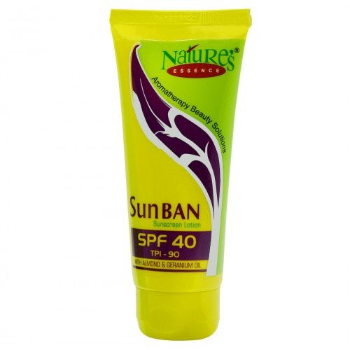 Nature s Essence SunBan Sunscreen Lotion SPF-40 120 ML Nature s Essence SunBan Sunscreen Lotion SPF-40 120 ML