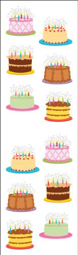 Mrs. Grossman'S Stickers-Birthday Cakes
