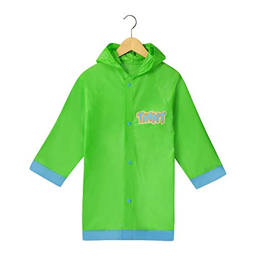 Nickelodeon Teenage Mutant ninja Turtles TMNT Green Rain Slicker - Size 6 7