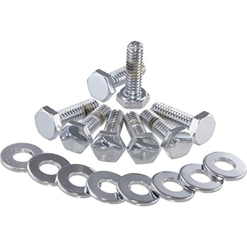 Eckler s Premier Quality Products 25-121533 - Corvette Valve Cover Custom Chrome Bolts Small Block For Cars With Aluminum Valve Covers