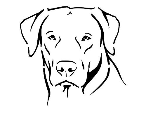 LABRADOR Dog Breed Face Retriever 8.5 inch x 11 inch Stencil 20 Mil Plastic Sheet NEW S143 LABRADOR Dog Breed Face Retriever 8.5 inch x 11 inch Stencil 20 Mil Plastic Sheet NEW S143