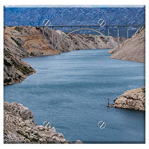 Double Blank Wall Plate Cover - Water Nature Landscape Travel Sky